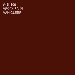 #4B1106 - Van Cleef Color Image